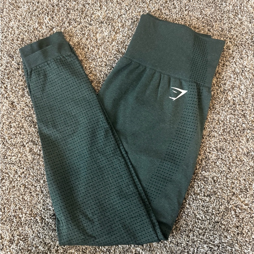 Gymshark Dark Green Leggings (SET)